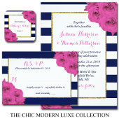 Save The Date Le Chic Moderne Luxe Mariage Collection Rose Roses