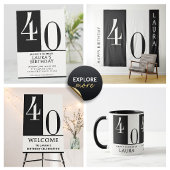 Invitation d'anniversaire sur mesure avec nom et â