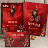 Signe De Table L'élégance gothique du coeur