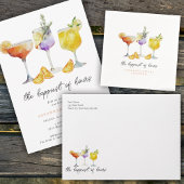 Invitation Le Plus Heureux Des Heures Fun Cocktail Fête des m