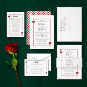 Poster La collection de Mariages de cartes de jeu Monogra