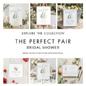 Poster Perfect Pair Pear How Many Bridal Shower Game