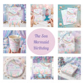 Invitation d'anniversaire sous la mer