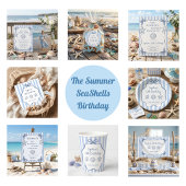 À la mer bientôt bébé Invitation de fête prénatale