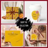 Élégante étiquette de retour de Noël | élégant