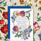 Serviette En Papier Aquarelle florale de l'époque victorienne