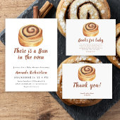 Poster Baby shower à pain - Ne dis pas bébé