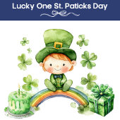 Invitation Lucky One Premier St patrick d'anniversaire