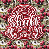 Sticker Étoile Tu Ne Me Tenteras Pas Drôle