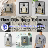 Invitation Trois diablotins Joyeux Halloween