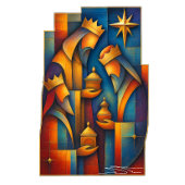 T-shirt Geometric Magi - Three Wise Men Christmas Star Art