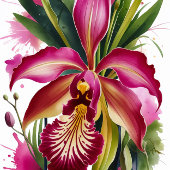 Invitation Tiger Lily Élégant Floral