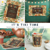 Assiettes En Carton Tiki Party Tropical Luau anniversaire