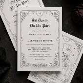 Gothic Halloween Wedding Menu