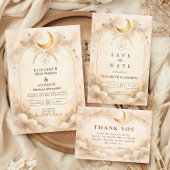 Invitation Timeless Celestial Romance Wedding