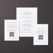 Carte D'accompagnement Mariage Formel Classique Intemporel (Personnalisez la collection de ce créateur indépendant.)