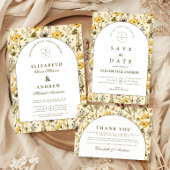 Cartons Réponse Timeless Floral Arch Wedding