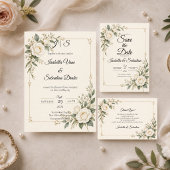 Menu Mariage Rose d'Ivoire Intemporel