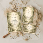 Timeless Woodland Forest Wedding Save The Date