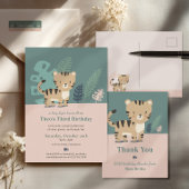 Invitation Premier anniversaire de Tiny Tiger Wild One