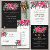 Serviette En Papier C'Est La Saison D'Être Marié hiver Noël rose