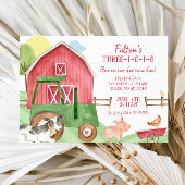 Chemise T-Shirt Tractor Farm Three-I-E-I-O