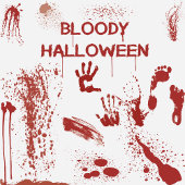 Serviette En Papier Joyeux Halloween Sanglant