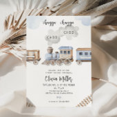 Serviette En Papier Décor du baby shower du train, Chugga Chugga