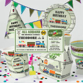 Serviette En Papier Chemins de fer pour enfants Trains & Trains Papier