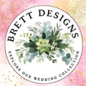 Papier Cadeau Pape végétale douce Mariage Succulente Florale