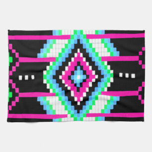 Collection Tribal Serviette de cuisine rose