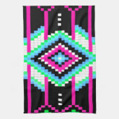 Collection Tribal Serviette de cuisine rose (Vertical)