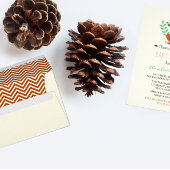 Tribal Woodland Fox Baby shower douchekapjes Servet