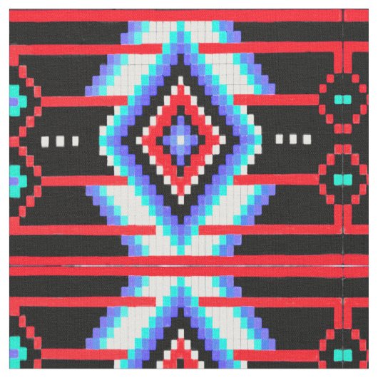 Collection tribale tissu rouge (Fermer)