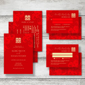 3 in 1 Table number, Menu & thank you card