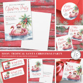 Serviette En Papier Plage tropicale Joyeux Noël