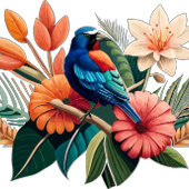 T-shirt Bliss tropicaux : une fusion vibrante de la flore