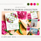 Hibiscus de l'île tropicale Florale Réponse verte