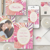 Rafraîchisseur Pour Canette Plage tropicale rose