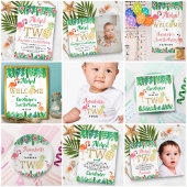 Sachets En Papier Tropical Summer Beach Luau Boys 2e anniversaire