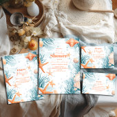 Serviette En Papier Baby shower Tropical Summer Beach Starfish