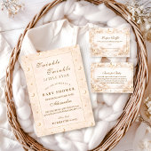 Carte D'accompagnement Twinkle Little Star Gold Diapper Raffle