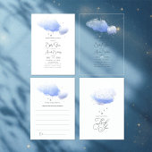 Invitations En Acrylique Twinkle Twinkle Little Star Baby shower