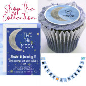 Deux La Lune 2e anniversaire serviettes en papier