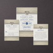 Het programma Knot Rustic Beach Wedding (Personaliseer de collectie van deze zelfstandige maker.)
