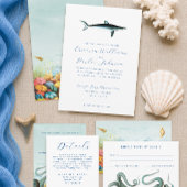 Programme de bienvenue pour un mariage à l'aquariu