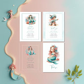 Serviette En Papier "Under the Sea Princess" Fête d'anniversaire de la