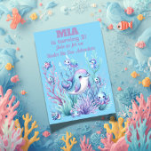 Invitation d'anniversaire fille sous la mer -Modif