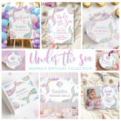 Banderoles Sirène sous la mer 3e anniversaire