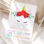 Sticker Rond Poussière Unicorne